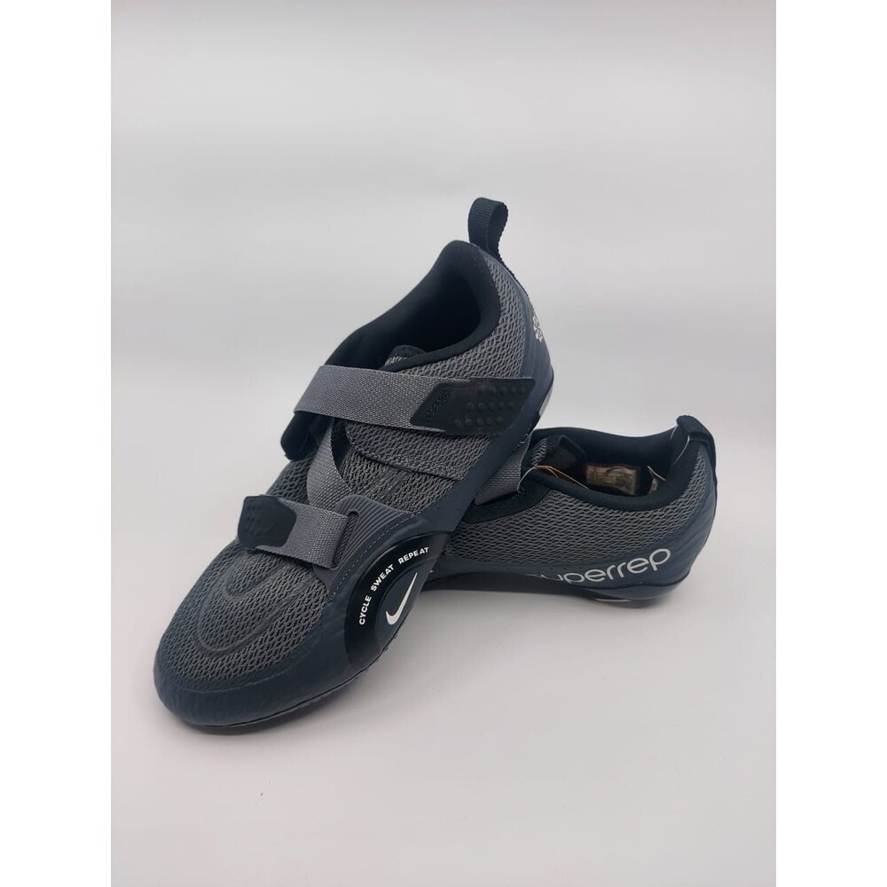 Nike SuperRep Cycle 2 Men's 9 Black Grey Next Cycling Shoes DH3396-002 NEW